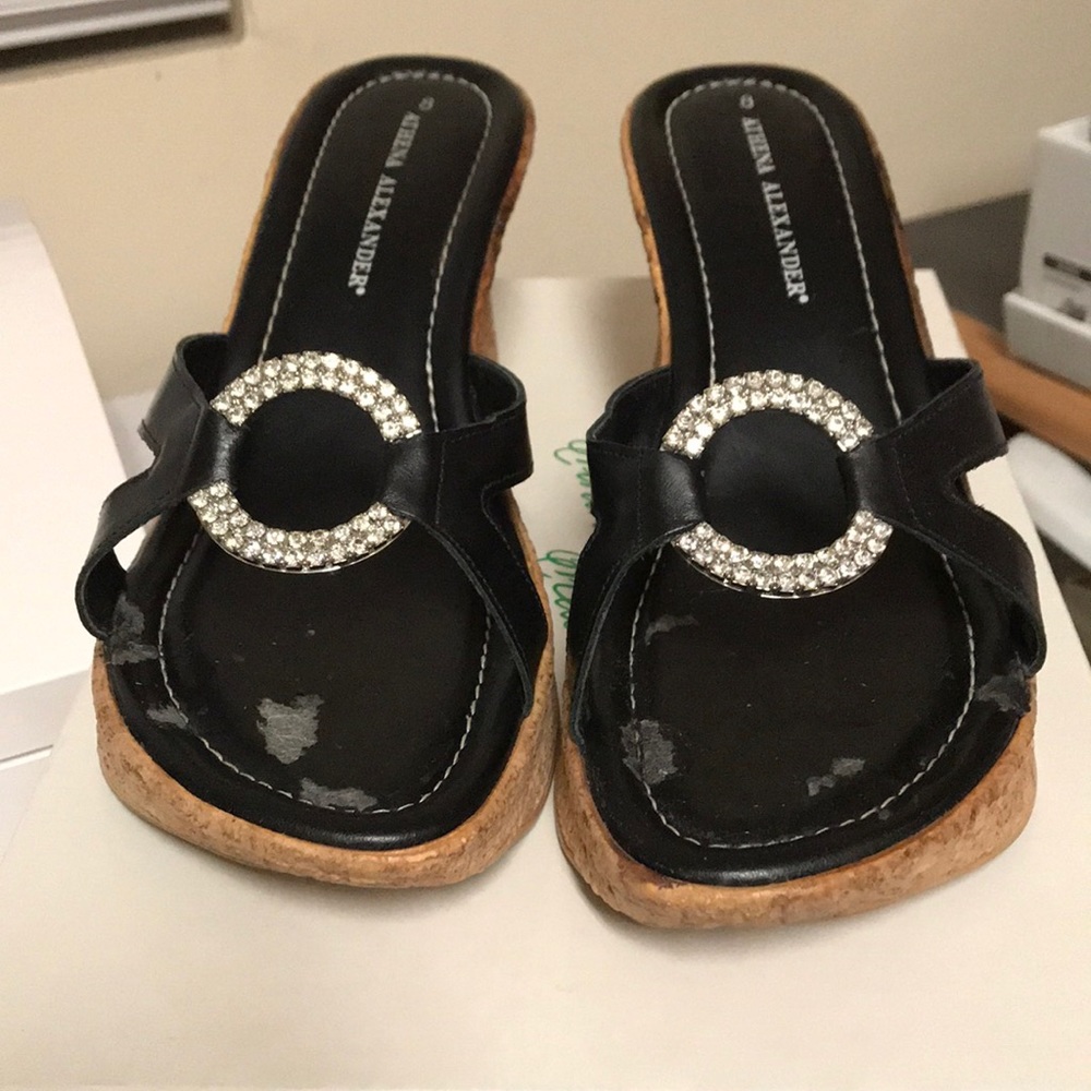 Athena Alexander Rhinestone Apria Wedges